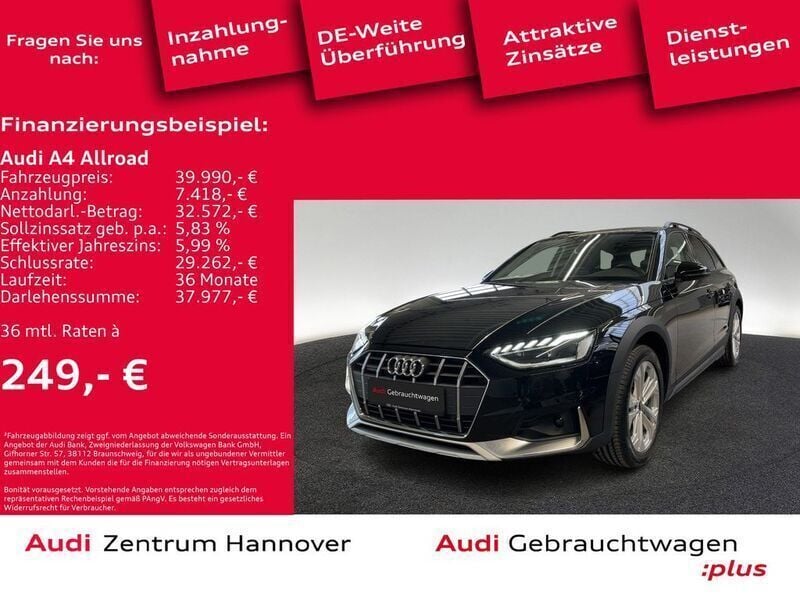 Gebraucht Audi A4 Allroad Ambiente 204 PS (150 kW) 2023 Brillantschwarz Kombi