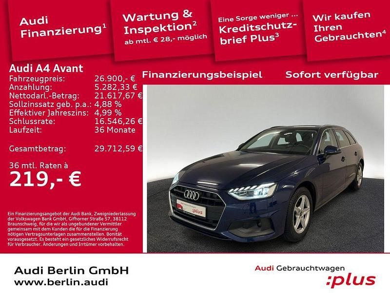Gebraucht Audi A4 Ambiente 163 PS (119 kW) 2022 Navarrablau metallic Kombi