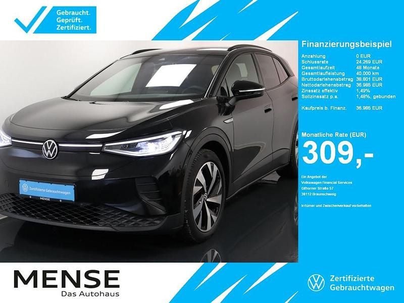 Grenadillschwarz Gebraucht 2023 VW ID.4 Pro SUV | 36.985 € (Fairer Preis) - Bild 1/4