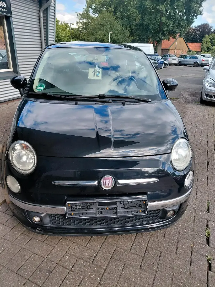 Gebraucht Fiat 500 Lounge 69 PS (50 kW) 2007 Schwarz Kleinwagen