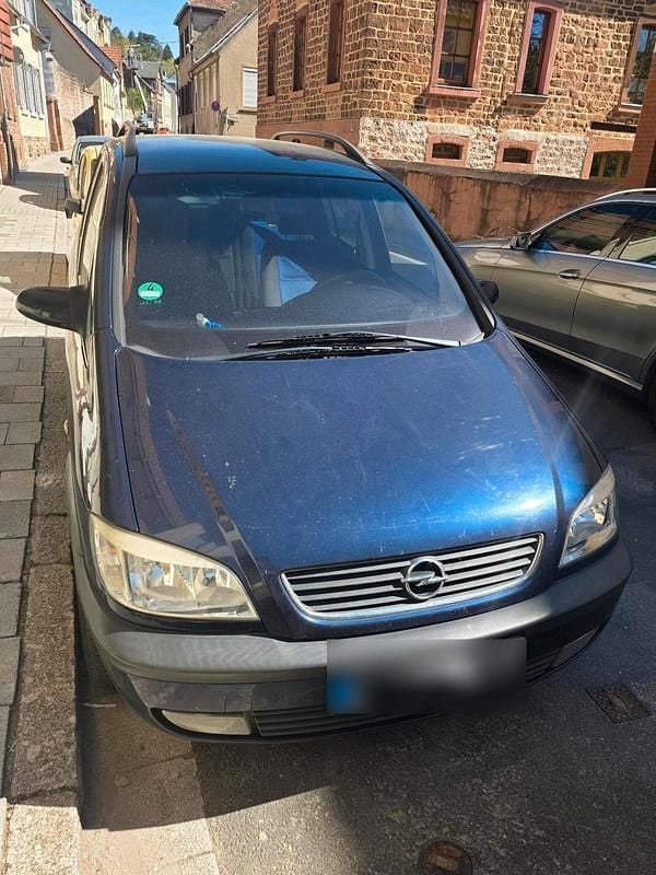 Gebraucht Opel Zafira 2002 Blau Van / Kleinbus