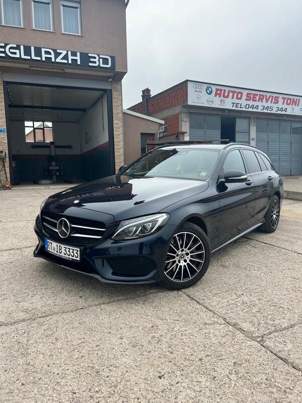 Blau Gebraucht 2015 Mercedes C250 AMG line Kombi | 18.000 € (Etwas zu teuer) - Bild 1/4