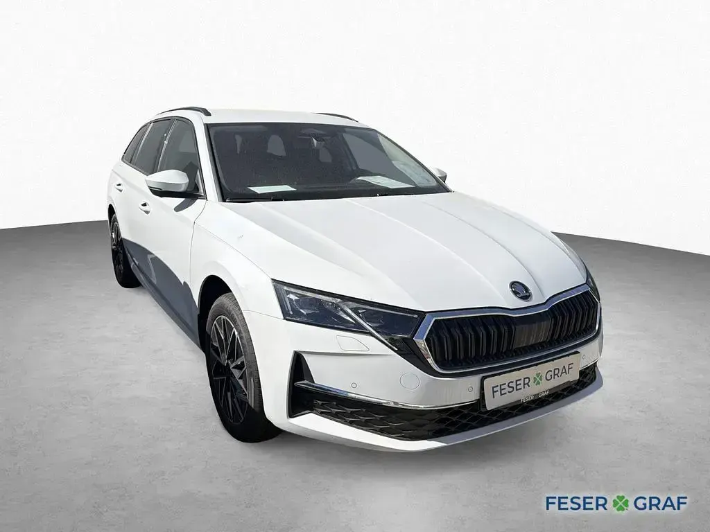 Neu Skoda Octavia 150 PS (110 kW) 2026 Moon weiss perleffekt Kombi