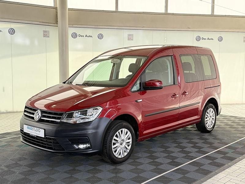 Gebraucht VW Caddy 75 PS (55 kW) 2019 Rot Van / Kleinbus