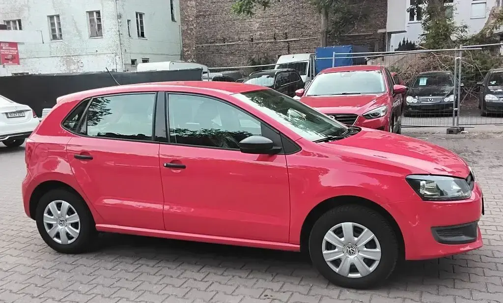 Gebraucht VW Polo Trendline 60 PS (44 kW) 2009 Rot Kleinwagen