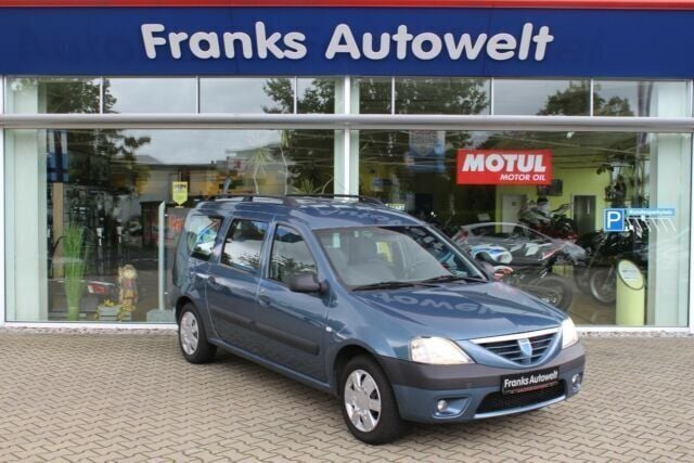 Blau metallic Gebraucht 2008 Dacia Logan MCV Lauréate Kombi | 3.450 € - Bild 1/4