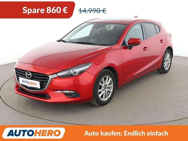 Gebraucht Mazda 3 Exclusive-Line 165 PS (121 kW) 2018 Rot Limousine