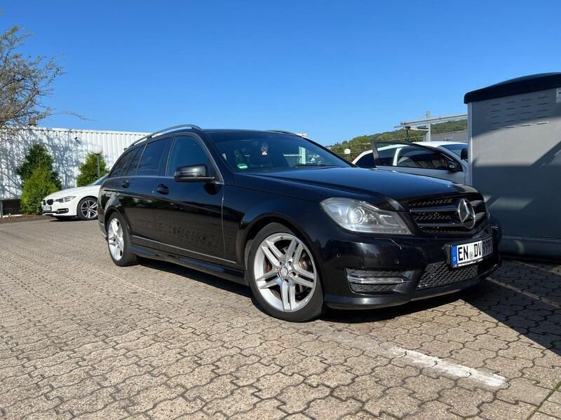 Schwarz Gebraucht 2014 Mercedes C220 Avantgarde Kombi | 8.300 € (Superpreis) - Bild 1/4