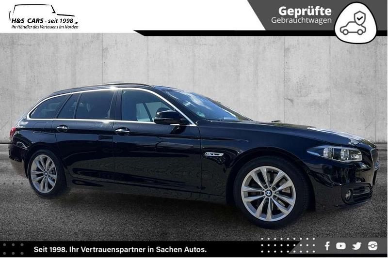 Schwarz Gebraucht 2016 BMW 525 M Sport Kombi | 13.850 € (Guter Preis) - Bild 1/4