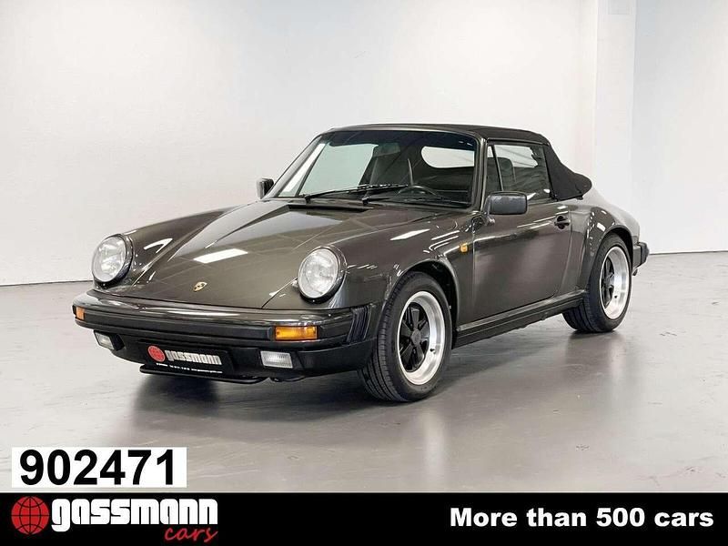 Grau Gebraucht 1989 Porsche 911 Carrera Cabriolet Cabrio | 89.000 € - Bild 1/4