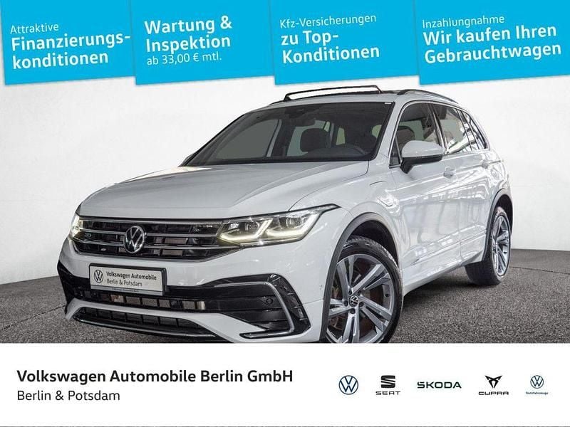 Weiß Gebraucht 2021 VW Tiguan R-line SUV | 30.333 € (Guter Preis) - Bild 1/4
