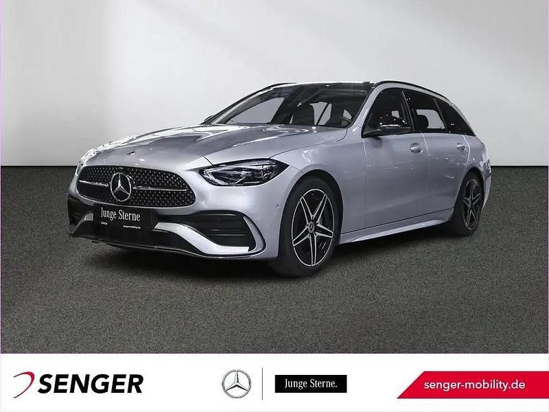 Lack hightechsilber Gebraucht 2024 Mercedes C200 AMG Kombi | 41.630 € (Teuer) - Bild 1/1