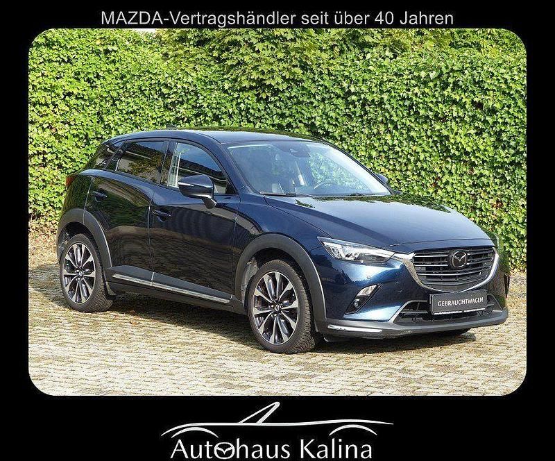 Blau Gebraucht 2018 Mazda CX-3 Sports-Line SUV | 17.250 € (Etwas zu teuer) - Bild 1/4