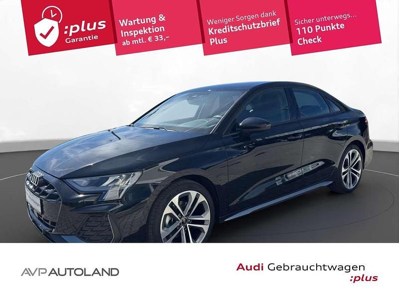 Mythosschwarz Gebraucht 2024 Audi A3 S-Line Limousine | 32.770 € (Fairer Preis) - Bild 1/3