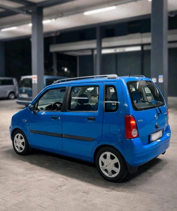 Gebraucht Opel Agila 75 PS (55 kW) 2003 Blau Van / Kleinbus