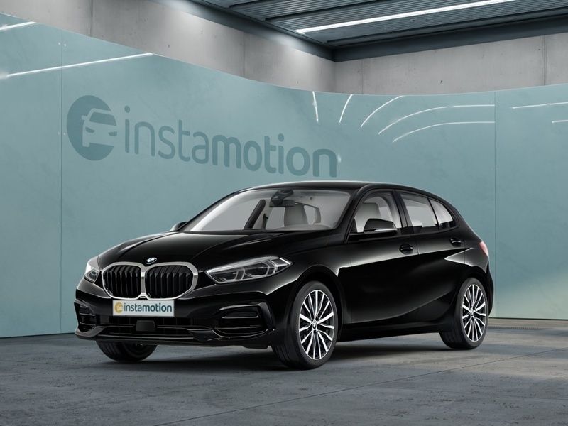 Schwarz Gebraucht 2022 BMW 118 Sport Line Kleinwagen | 26.900 € (Etwas zu teuer) - Bild 1/4