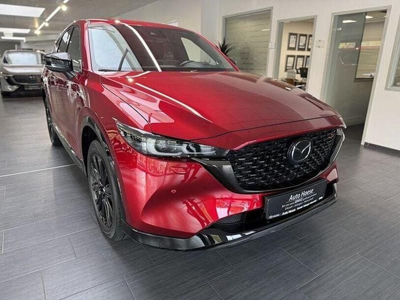Rot Gebraucht 2022 Mazda CX-5 Homura-Line SUV | 32.990 € (Fairer Preis) - Bild 1/4