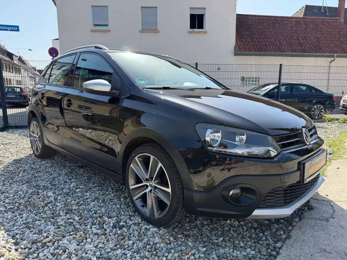 Gebraucht VW Polo Cross 86 PS (63 kW) 2011 Schwarz Kleinwagen