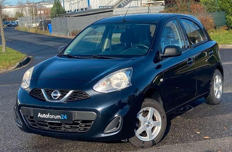 Schwarz Gebraucht 2014 Nissan Micra Visia Kleinwagen | 4.499 € (Fairer Preis) - Bild 1/4