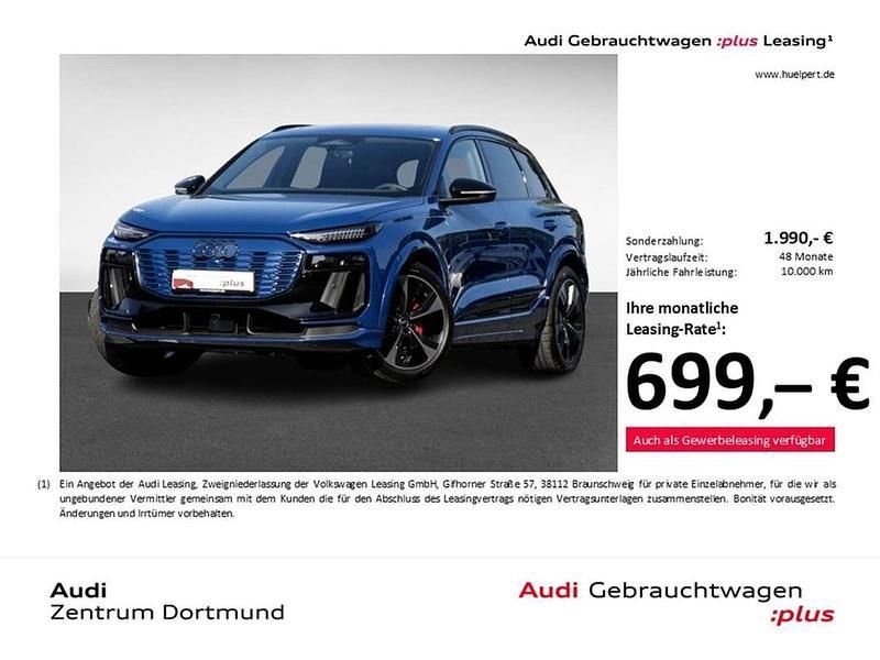 Ascariblau metallic Gebraucht 2024 Audi Q6 e-tron Performance SUV | 74.411 € (Teuer) - Bild 1/3