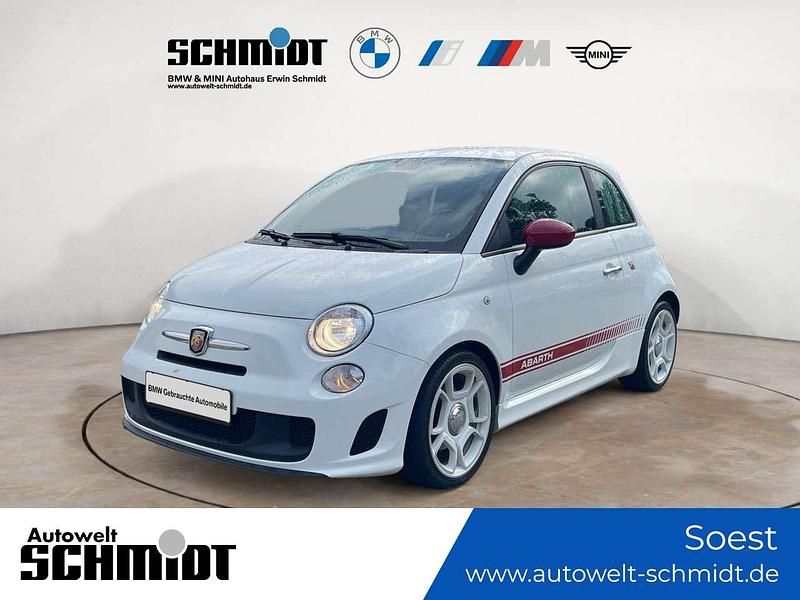 Weiß bianco gara sonderpastell Gebraucht 2013 Abarth 500 Kleinwagen | 10.790 € (Fairer Preis) - Bild 1/4