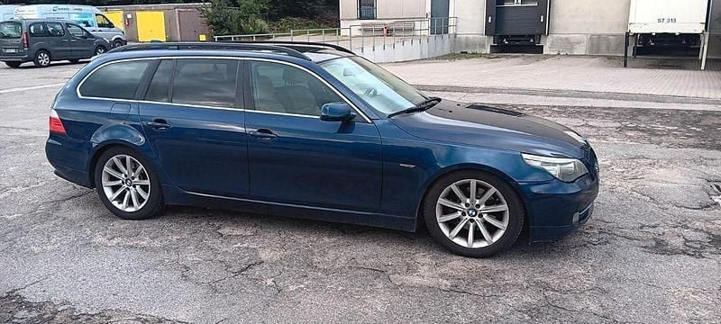 Blau Gebraucht 2008 BMW 525 Performance Limousine | 5.500 € (Guter Preis) - Bild 1/4
