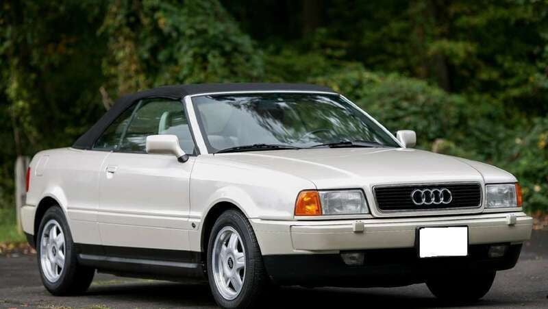 Weiß Gebraucht 1996 Audi Cabriolet Cabrio | 13.100 € (Teuer) - Bild 1/4
