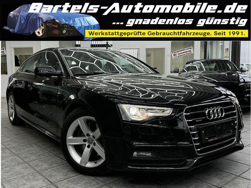 Schwarz Gebraucht 2014 Audi A5 Sportback S-Line Kleinwagen | 12.850 € (Fairer Preis) - Bild 1/4