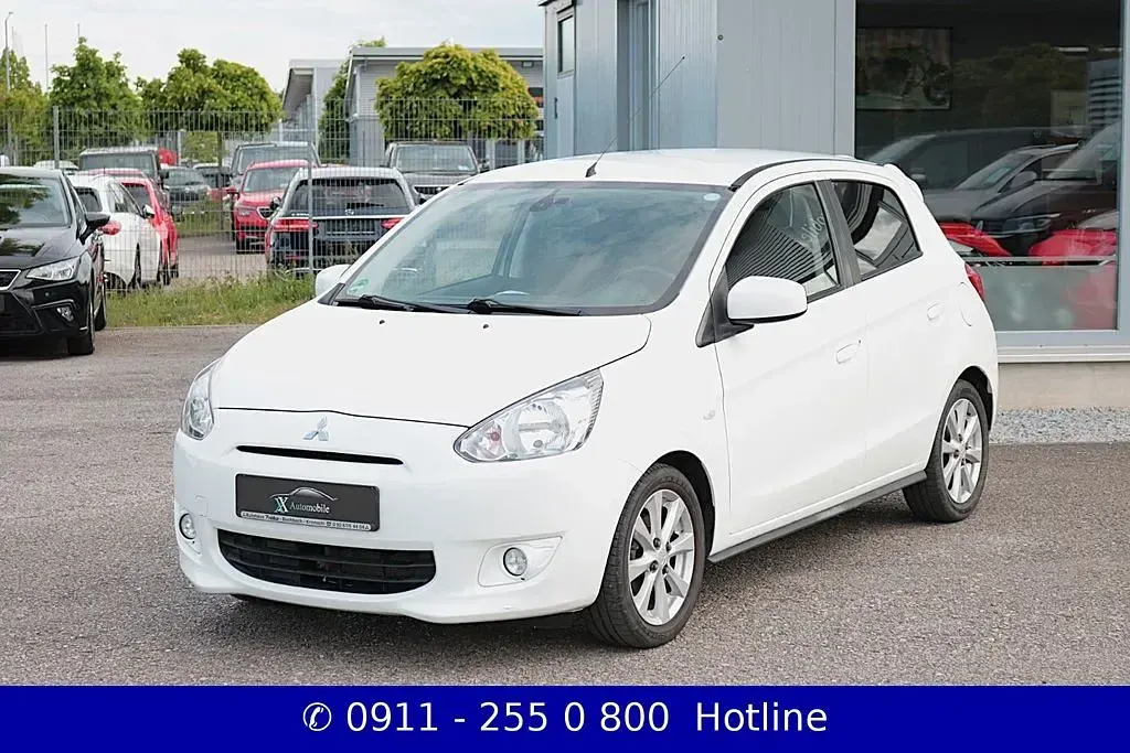 Gebraucht Mitsubishi Space Star 80 PS (58 kW) 2014 Weiß Van / Kleinbus