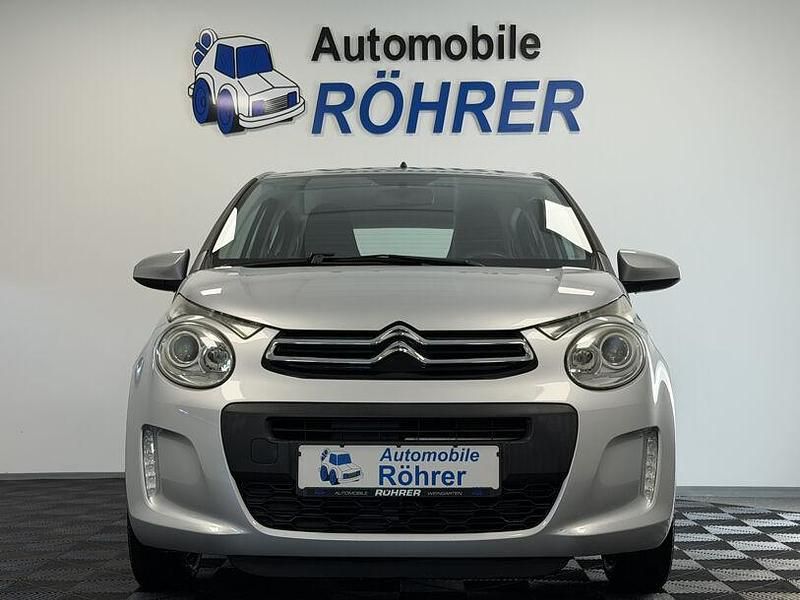 Gebraucht Citroën C1 Feel 69 PS (50 kW) 2015 Silber silver grey 1e7 (metallic) Kleinwagen
