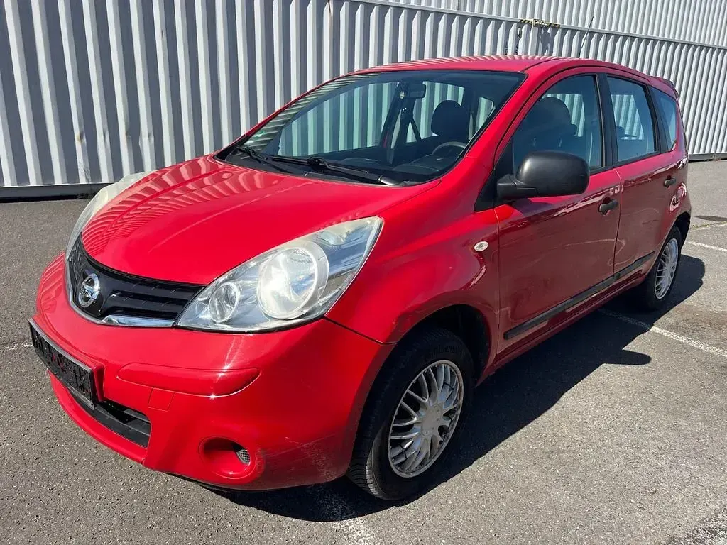 Second-hand Nissan Note Acenta 88 CP (64 kW) 2009 Roșu Hatchback