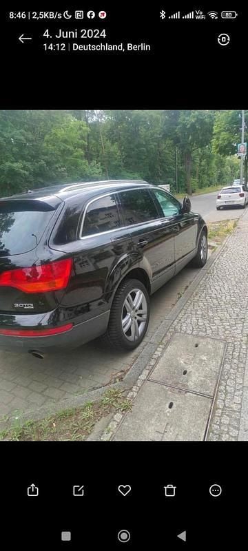 Second-hand Audi Q7 233 CP (171 kW) 2007 Negru SUV