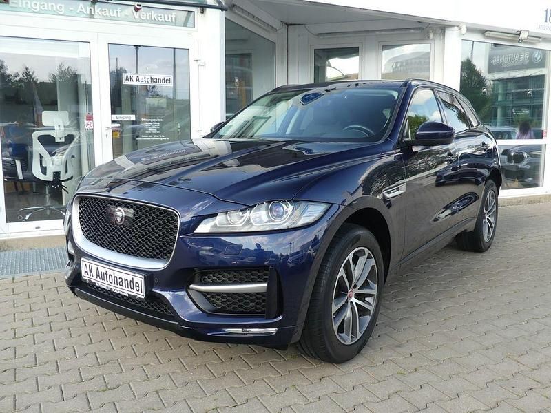 Blau Gebraucht 2019 Jaguar F-Pace R-Sport SUV | 29.890 € (Fairer Preis) - Bild 1/4