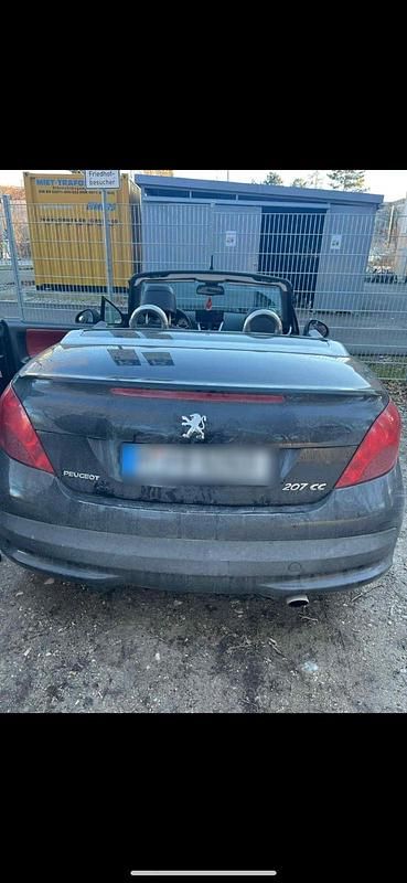Schwarz Gebraucht 2007 Peugeot 207 Cabrio | 2.000 € (Guter Preis) - Bild 1/3