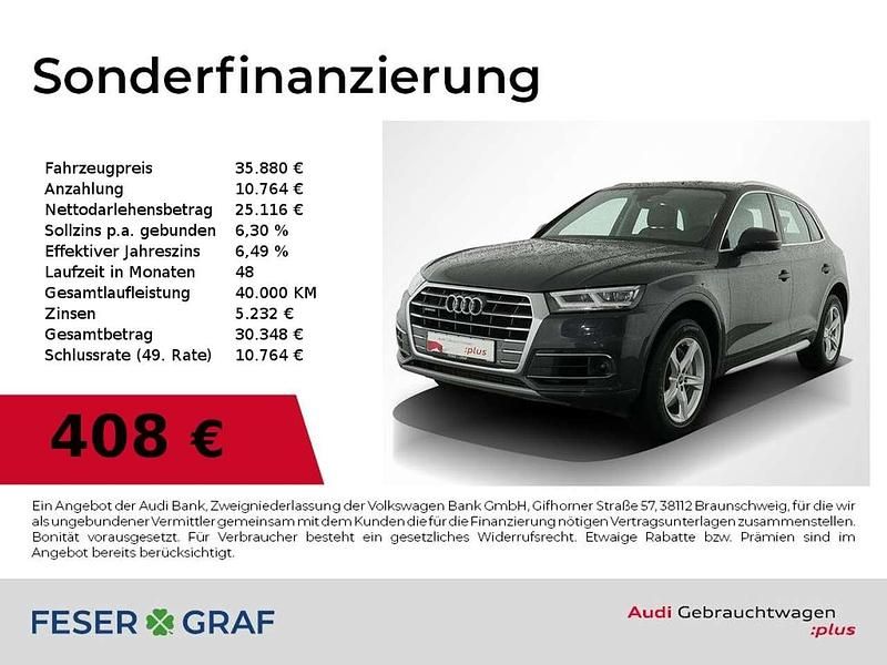Manhattangrau metallic Gebraucht 2020 Audi Q5 Ambiente SUV | 35.880 € (Guter Preis) - Bild 1/2