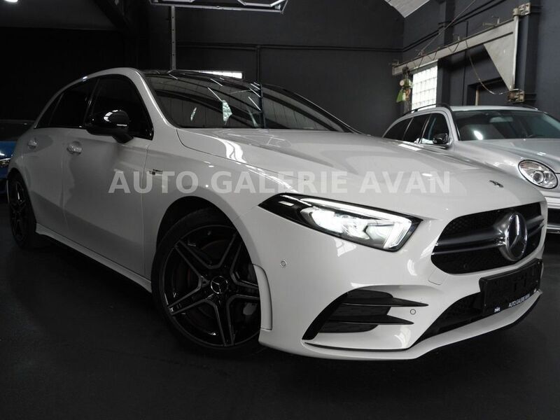 Digitalweiss metalliclack Gebraucht 2021 Mercedes A35 AMG AMG Limousine | 32.500 € (Guter Preis) - Bild 1/4