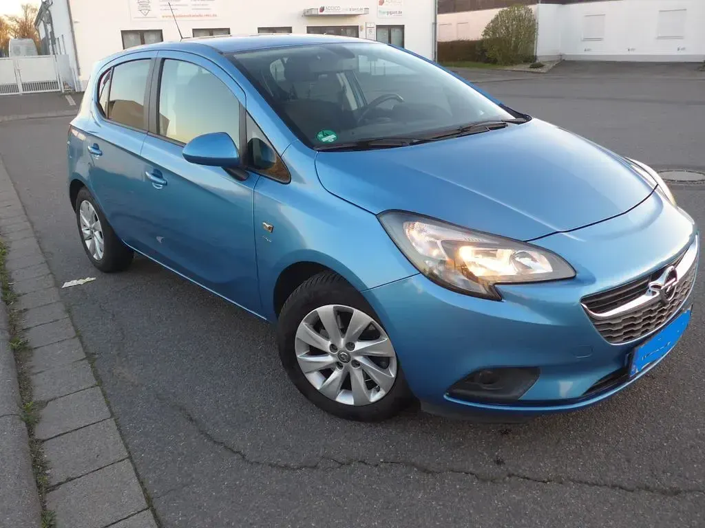 Gebraucht Opel Corsa drive 101 PS (74 kW) 2015 Blau Kleinwagen