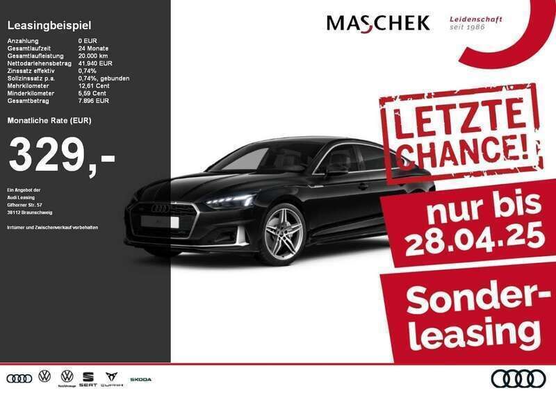 Mythosschwarz Gebraucht 2024 Audi A5 Sportback S-Line Limousine | 41.940 € (Guter Preis) - Bild 1/1