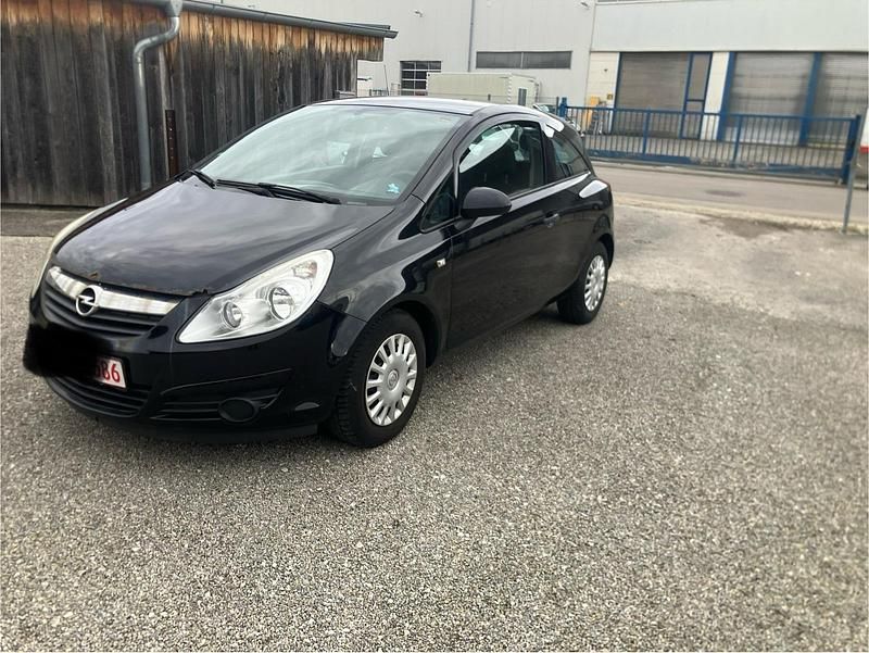 Schwarz Gebraucht 2009 Opel Corsa Kleinwagen | 600 € (Superpreis) - Bild 1/4