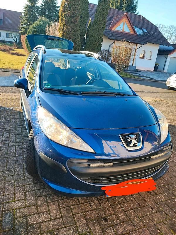 Blau Gebraucht 2008 Peugeot 207 Kombi | 1.600 € - Bild 1/4