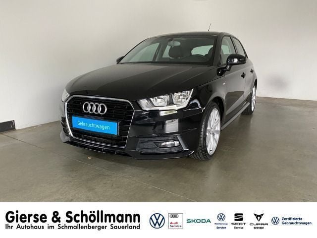 Schwarz Gebraucht 2017 Audi A1 Sportback S-Line Kleinwagen | 15.950 € (Etwas zu teuer) - Bild 1/4