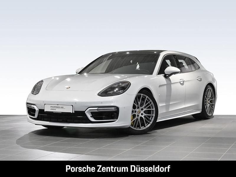 Weiß Gebraucht 2022 Porsche Panamera Turbo S Sport Turismo Limousine | 114.900 € (Superpreis) - Bild 1/4