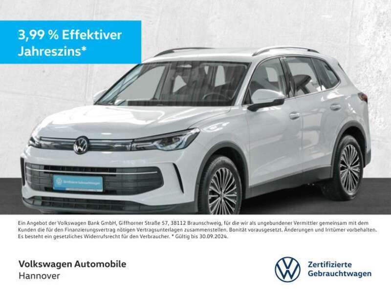 Oryxweiß perlmutteffekt Gebraucht 2024 VW Tiguan Life SUV | 39.950 € (Teuer) - Bild 1/3