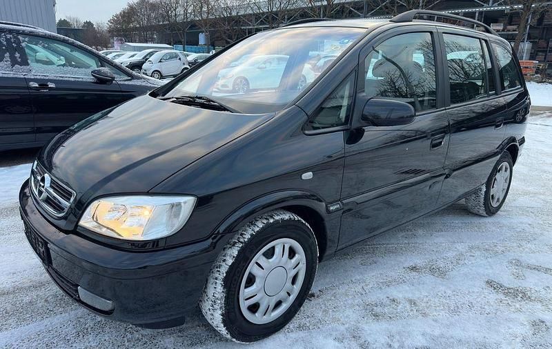 Schwarz Gebraucht 2004 Opel Zafira Elegance Van / Kleinbus | 1.900 € (Fairer Preis) - Bild 1/4
