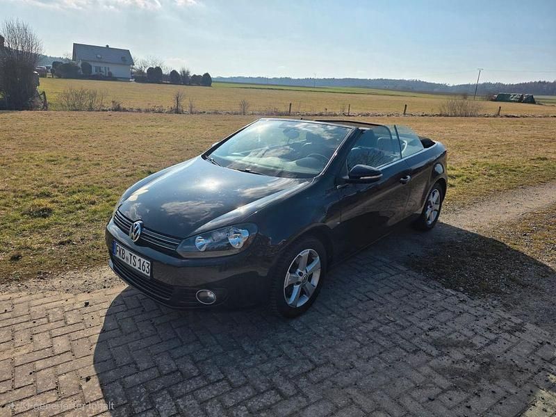 Gebraucht VW Golf Cabriolet 105 PS (77 kW) 2012 Schwarz Cabrio