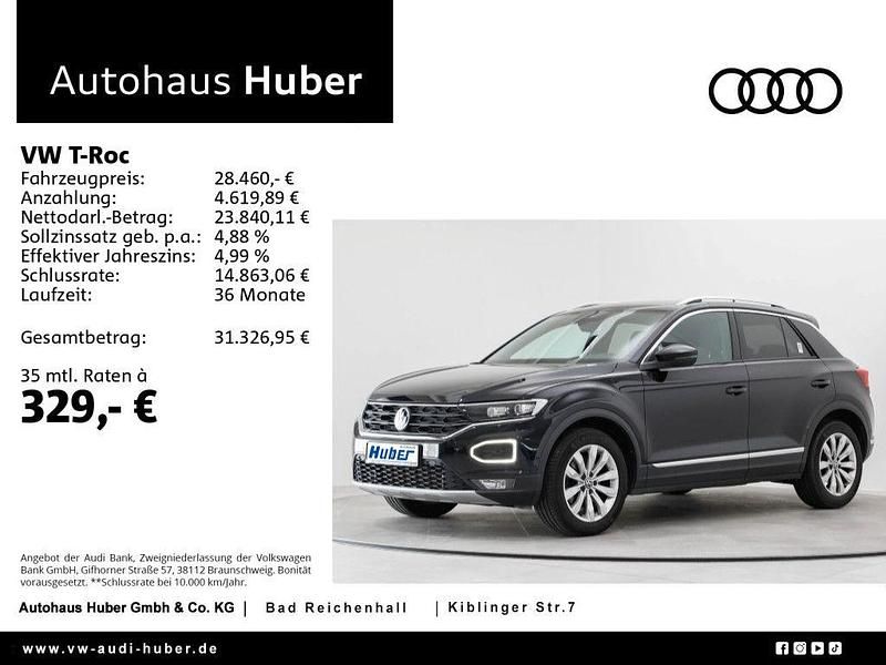 2t deep black perleffekt Gebraucht 2022 VW T-Roc SUV | 26.990 € (Superpreis) - Bild 1/4