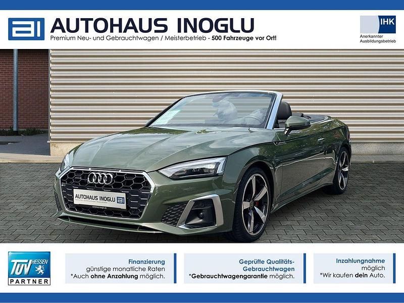 Distriktgrãœn metallic Gebraucht 2023 Audi A5 Cabriolet S-Line Cabrio | 47.480 € (Etwas zu teuer) - Bild 1/4