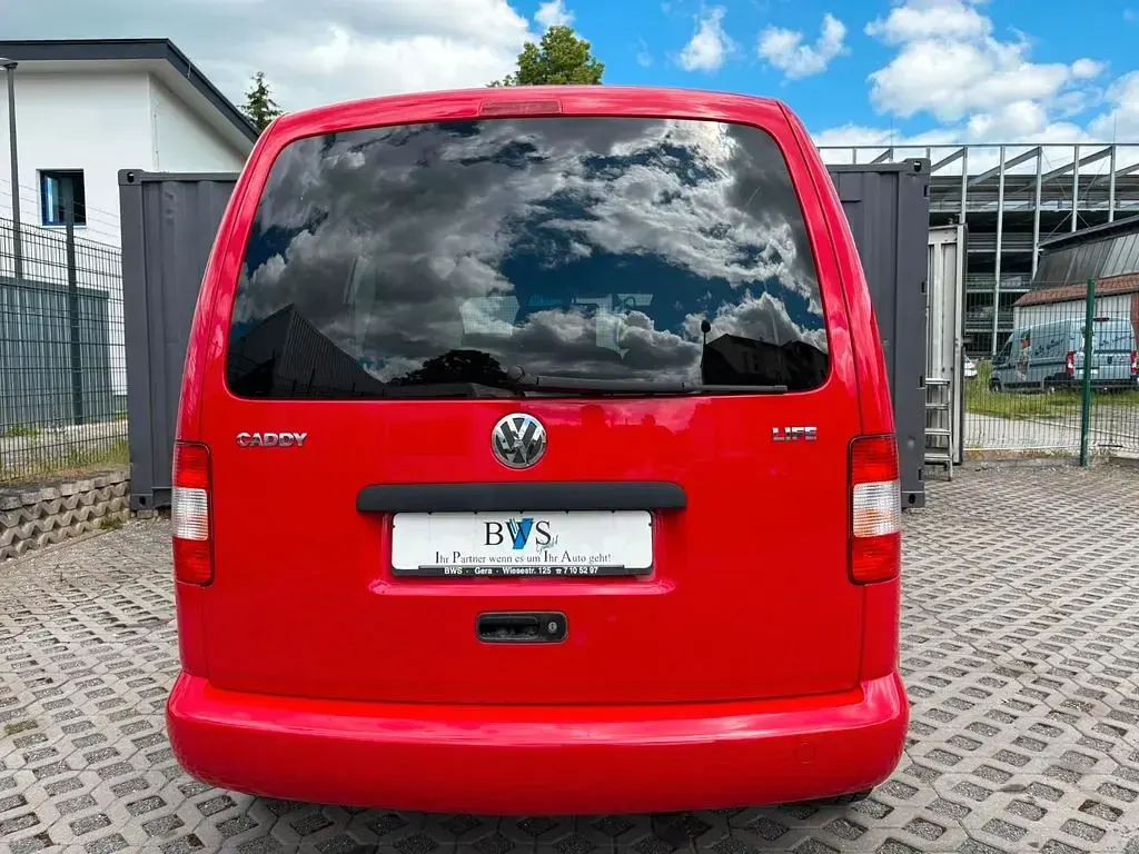 Gebraucht VW Caddy 80 PS (58 kW) 2008 Rot Van / Kleinbus