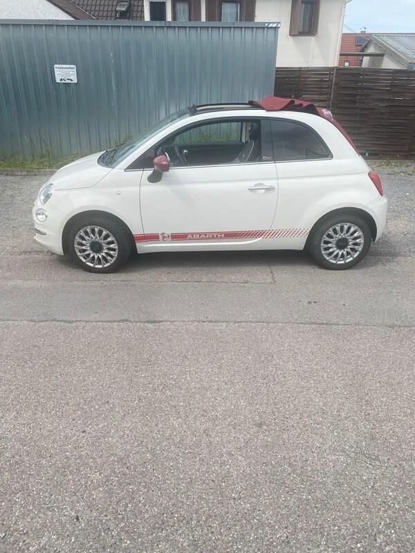 Weiß Gebraucht 2015 Fiat 500 Cabrio | 10.350 € (Fairer Preis) - Bild 1/4