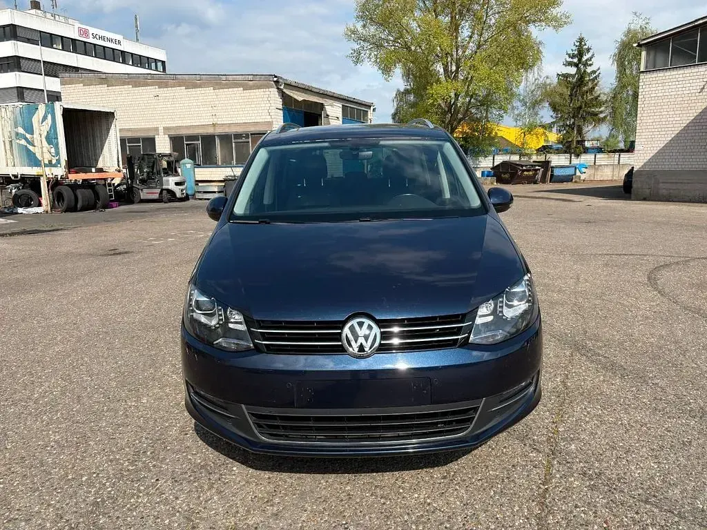 Brugt VW Sharan Highline 220 HK (161 kW) 2017 Grøn MPV